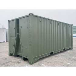 Contenedor de 20 pies con acceso lateral completo