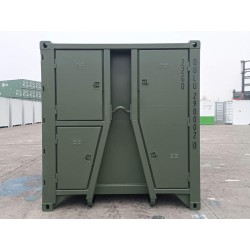 Contenedor de 20 pies con acceso lateral completo