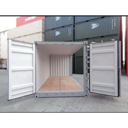 CONTENEDOR USADO DE 20 PIES ABIERTO/ACCESO LATERAL COMPLETO