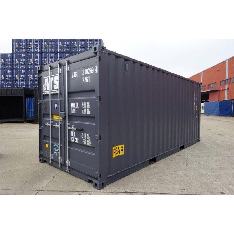 Contenedor nuevo de tres puertas de 20 pies