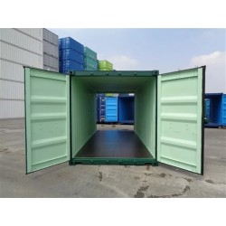 Contenedor marítimo 20 pies doubles puertas verde nuevo