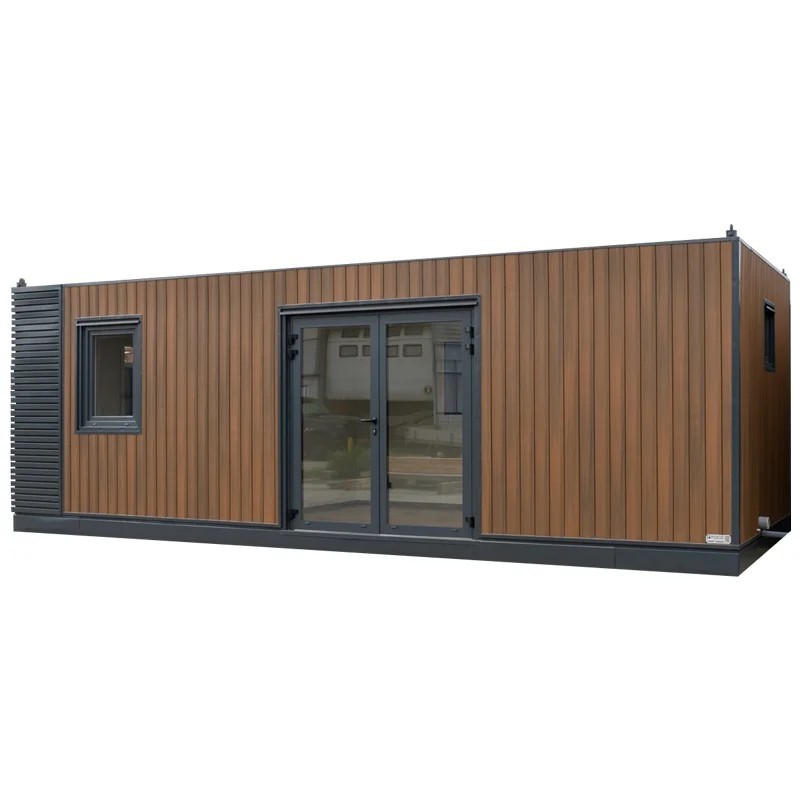 Módulo habitable de 8×3 metros modelo Berlín con instalaciones sanitarias y cocina