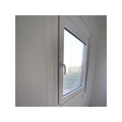 Unidad de stock 6×3 metros con ventanas lado largo izquierdo RAL 7016