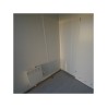 Unidad de stock 6×3 metros con ventanas lado largo izquierdo RAL 7016