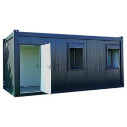 Modulo 6×3 metros con aseo y cocina RAL 7016