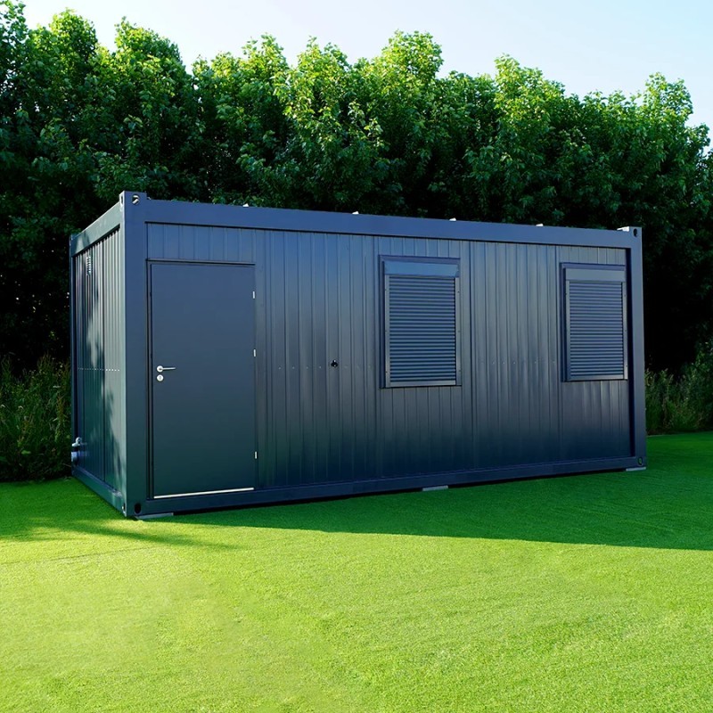 Modulo 6×3 metros con aseo y cocina RAL 7016