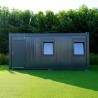 Modulo 6×3 metros con aseo y cocina RAL 7016